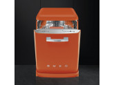 Отдельностоящая посудомоечная машина в стиле 50-х годов, 60 см, Оранжевый Smeg LVFABOR