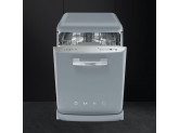 Отдельностоящая посудомоечная машина в стиле 50-х годов, 60 см, Серебристый Smeg LVFABSV