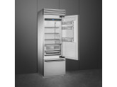 Отдельностоящий холодильник, 74 см, Нержавеющая сталь Smeg RF376RSIX