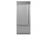 Отдельностоящий холодильник, 90 см, Нержавеющая сталь Smeg RF396LSIX