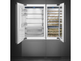 Встраиваемый холодильник, 90 см, Нержавеющая сталь Smeg RI96LSI
