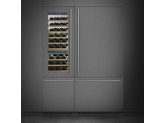 Встраиваемый холодильник, 90 см, Нержавеющая сталь Smeg RI96RSI