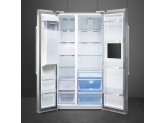 Отдельностоящий холодильник Side-by-Side, Нержавеющая сталь Smeg SBS63XEDH
