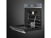 Многофункциональный духовой шкаф с функцией пароувлажнения, 60 см, Серебристый Smeg SF6104STS