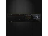 Многофункциональный духовой шкаф с функцией пиролиза, 60 см, Чёрный Smeg SFP6604NRE