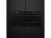 Многофункциональный духовой шкаф с пиролизом, 59,7 см, Чёрный Smeg SFP6604NXE