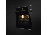 Многофункциональный духовой шкаф с функцией пиролиза, 60 см, Чёрный Smeg SFP6604PNXE