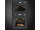 Многофункциональный духовой шкаф с функцией пиролиза и функцией пицца, 60 см, Антрацит Smeg SFP750AOPZ