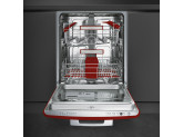 Стиль 50-х гг. Встраиваемая посудомоечная машина, 60 см, Красный Smeg ST2FABRD