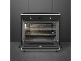 Отдельностоящий варочный центр, 90х60 см, Антрацит Smeg CG90IANT9