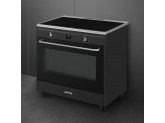 Отдельностоящий варочный центр, 90х60 см, Антрацит Smeg CG90IANT9