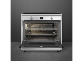 Отдельностоящий варочный центр, 90х60 см, Нержавеющая сталь Smeg CG90IXT9
