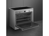 Отдельностоящий варочный центр, 90х60 см, Нержавеющая сталь Smeg CG90IXT9
