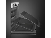 Многофункциональный духовой шкаф с пиролизом и пароувлажнением, 60 см, Нержавеющая сталь Smeg SOP6902S2PX