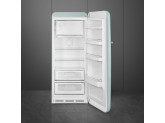 Отдельностоящий однодверный холодильник, стиль 50-х годов, 60 см, Зелёный шалфей Smeg FAB28RDSA5