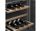 Винный холодильник встраиваемый, 60 см, Чёрный Smeg CVI129B3