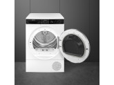 Отдельностоящая стиральная машина, 60 см, Белая Smeg WM3T84RU + Сушильная машина Smeg DT393RU