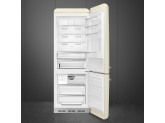 Отдельностоящий двухдверный холодильник, стиль 50-х годов, 70 см, Кремовый Smeg FAB38RCR5