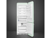 Отдельностоящий двухдверный холодильник, стиль 50-х годов, 70 см, Зеленый Smeg FAB38RPG5