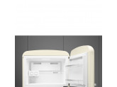 Отдельностоящий двухдверный холодильник, стиль 50-х годов, 80 см, Кремовый Smeg FAB50RCR5