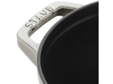 Кокот Staub круглый, 24 см, 4,25 л, белый трюфель