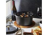 Кокот Staub круглый, 24 см, 4,7 л черный