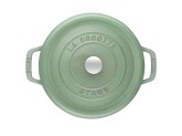 Кокот Staub круглый, 26 см, 5,25 л, шалфей
