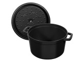 Кокот Staub круглый, 24 см, 4,7 л черный