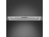 Вытяжка встраиваемая, 90 см, Нержавеющая сталь Smeg KSG9P4X