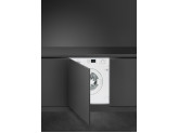 Встраиваемая стиральная машина с сушкой, 60 см, Белый Smeg LSIA147S