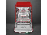 Отдельностоящая посудомоечная машина в стиле 50-х годов, 60 см, Красный Smeg LVFABRD2