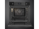 Электрический духовой шкаф, 60 см, Чёрный Smeg SF6100VB3