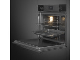 Электрический духовой шкаф, 60 см, Чёрный Smeg SF6100VB3