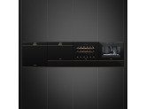 Многофункциональный духовой шкаф с функцией пиролиза, 60 см, Чёрный Smeg SFP6604PNRE