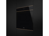 Многофункциональный духовой шкаф с функцией пиролиза, 60 см, Чёрный Smeg SFP6604PNRE