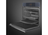 Многофункциональный духовой шкаф с пиролизом, 60 см, Серый Smeg SOP6104TPG