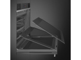 Многофункциональный духовой шкаф с пиролизом, 60 см, Черный Smeg SOP6104TPN