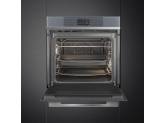 Многофункциональный духовой шкаф с пиролизом, 60 см, Серебристый Smeg SOP6104TPS