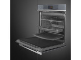 Многофункциональный духовой шкаф с пиролизом, 60 см, Серебристый Smeg SOP6104TPS
