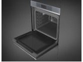 Многофункциональный духовой шкаф с пиролизом, 60 см, Серебристый Smeg SOP6104TPS