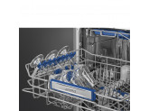 Полностью встраиваемая посудомоечная машина, 60 см, Серебристый Smeg STL62339LDE