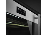 Холодильный шкаф для вина встраиваемый, 82 см, Нержавеющая сталь Smeg CVI338LX3