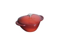 Кокот Staub "Сердце" 20 см, вишневый