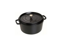 Кокот Staub круглый, 30 см, 8,35 л, черный