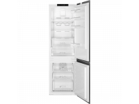 Встраиваемый комбинированный холодильник, No-Frost, Белый Smeg C8175TN2P