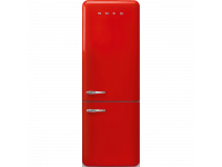 Отдельностоящий двухдверный холодильник, стиль 50-х годов, 70 см, Красный Smeg FAB38RRD