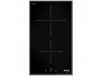Индукционная варочная панель, 30 см, Чёрный Smeg SI5322B