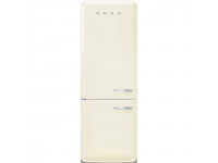 Отдельностоящий двухдверный холодильник, стиль 50-х годов, 70 см, Кремовый Smeg FAB38LCR5