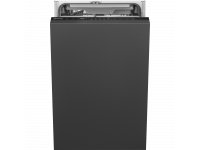 Полностью встраиваемая посудомоечная машина, 45 см, Чёрный Smeg ST4533IN