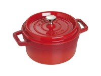 Кокот Staub круглый, 24 см, 4,7 л вишневый